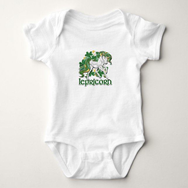 Leprekorne Baby Strampler (Vorderseite)