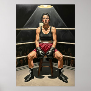 L'ÉPREUVE DE LA BOXEUSE (Die Qual der Boxerin) Poster