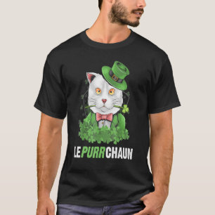 Lepurrchaun Leprechaun Cat Wear St Patrick's Hat F T-Shirt