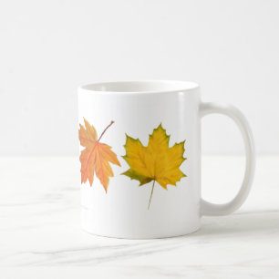 L'érable d'automne laisse la tasse