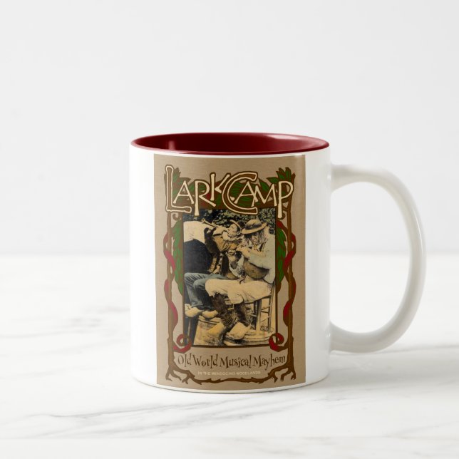 Lerchen-Lager-Musical-Verstümmelung Zweifarbige Tasse (Rechts)