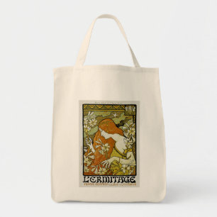L'Ermitage Art Nouveau Floral Tragetasche