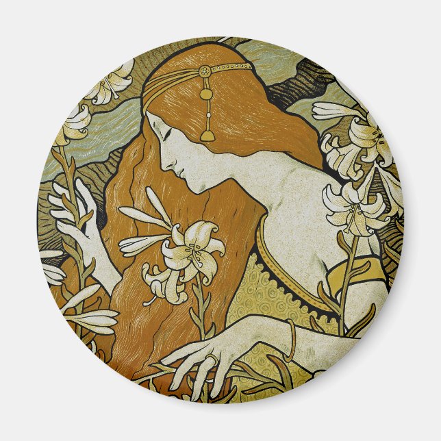 L'Ermitage Art Nouveau Magnet (Vorne)