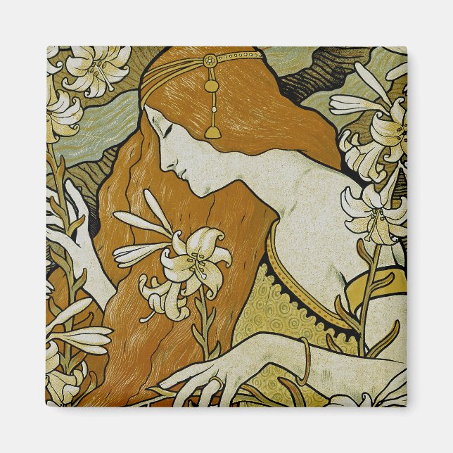 L'Ermitage Art Nouveau Magnet (Vorne)