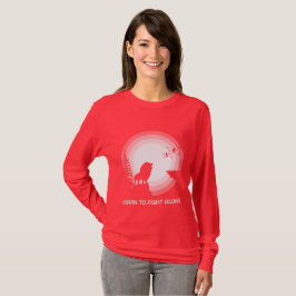 Lerne allein zu kämpfen – Löwe im Mondlicht T-Shirt