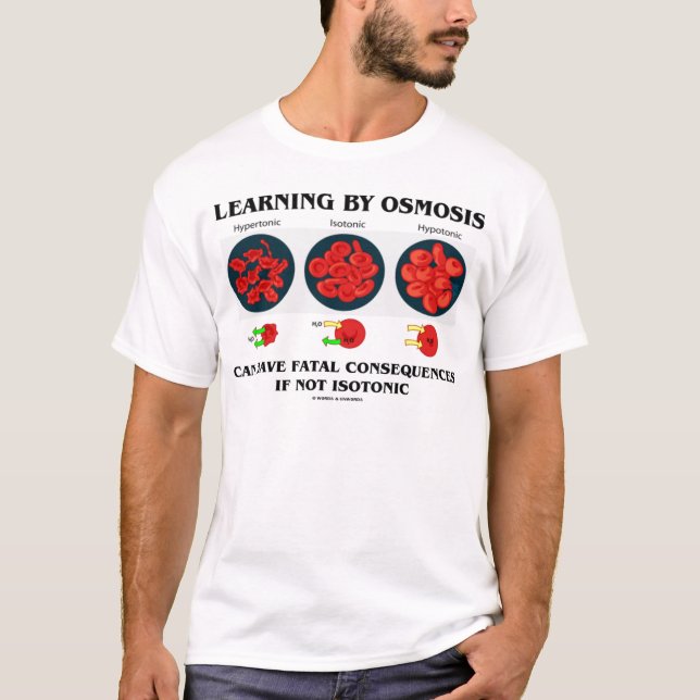 Lernen durch Osmose-tödliche Konsequenzen T-Shirt (Vorderseite)