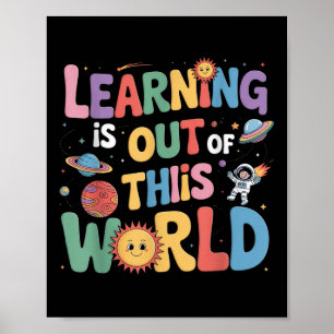 Lernen ist aus diesen World Solar System Books L Poster