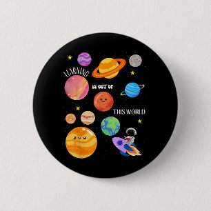 Lernen ist aus dieser Welt der Weltraumwissenschaf Button