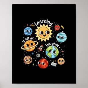 Lernen ist aus dieser Welt Lehrer zurück zu Scho Poster