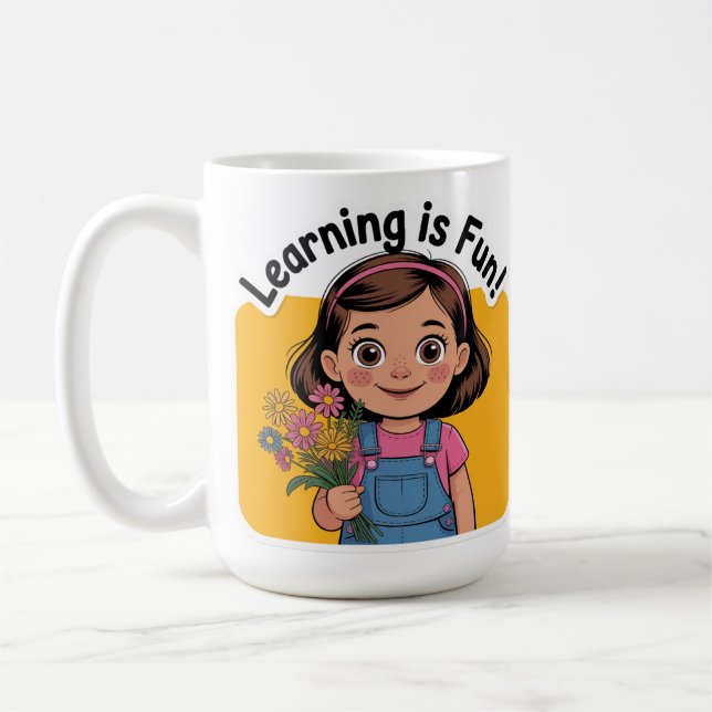 Lernen macht Spaß Kaffeetasse (Links)