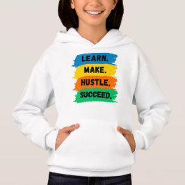 Lernen, Make, Hustle, Erfolg, motivierend Slogan Hoodie