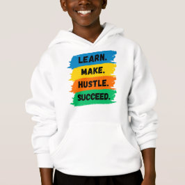 Lernen, Make, Hustle, Erfolg, motivierend Slogan Hoodie