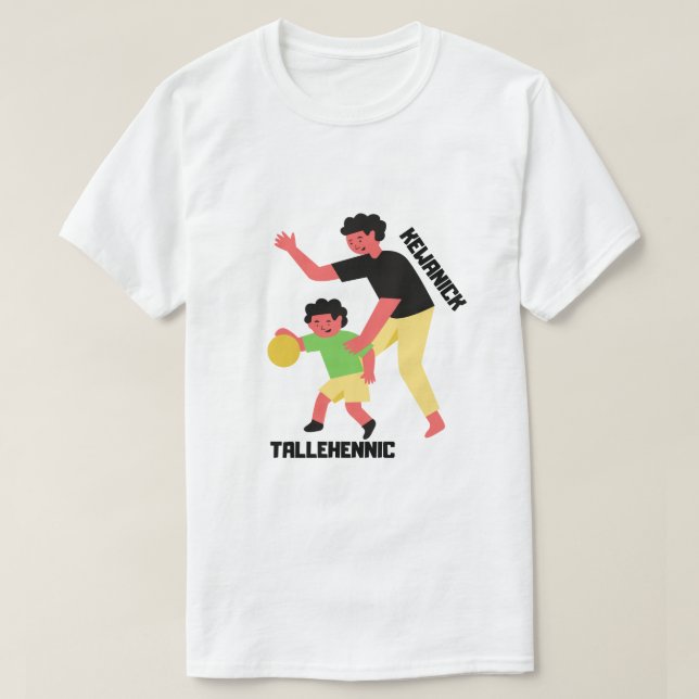 Lernen Sie Adai - Vater und Sohn T-Shirt (Design vorne)