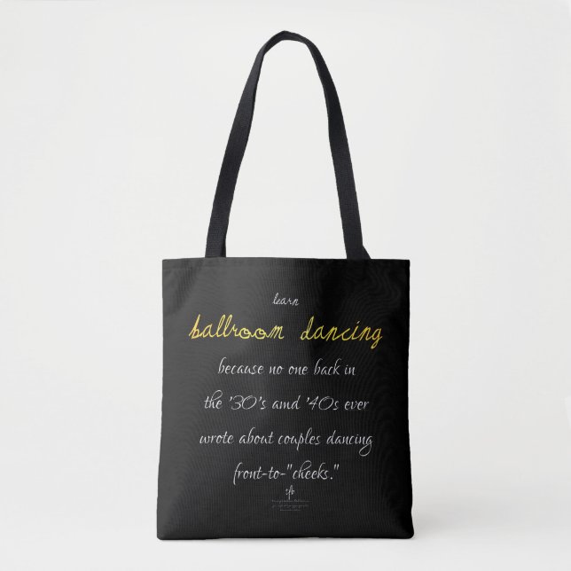 Lernen Sie Ballroom-Tanz Golden Brass Tasche (Vorderseite)