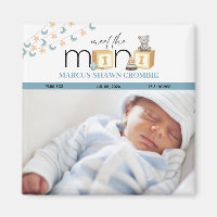 Lernen Sie den Mini Blue Baby Magnet