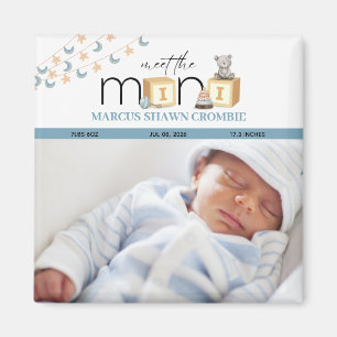 Lernen Sie den Mini Blue Baby Magnet