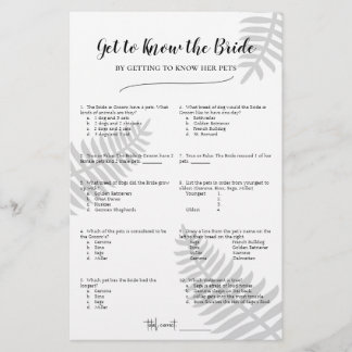 Lernen Sie die Braut kennen, indem Sie ihre Hausti