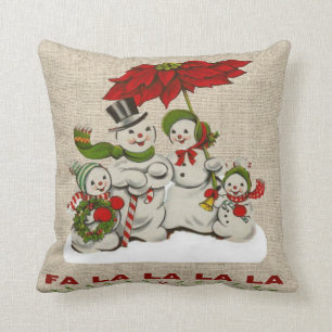 Lernen Sie die Jolly's, die Familie Snow kennen... Kissen