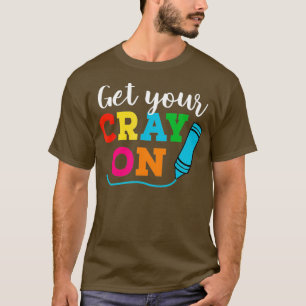 Lernen Sie Ihren Cray auf Lehrer. T-Shirt