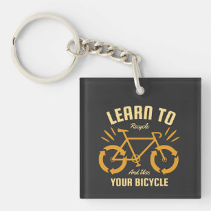 Lernen Sie, Ihren Erd-Radtag Recyceln und zu nutze Schlüsselanhänger