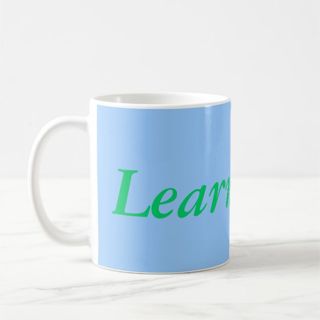 Lernen Sie mehr Tasse (Links)