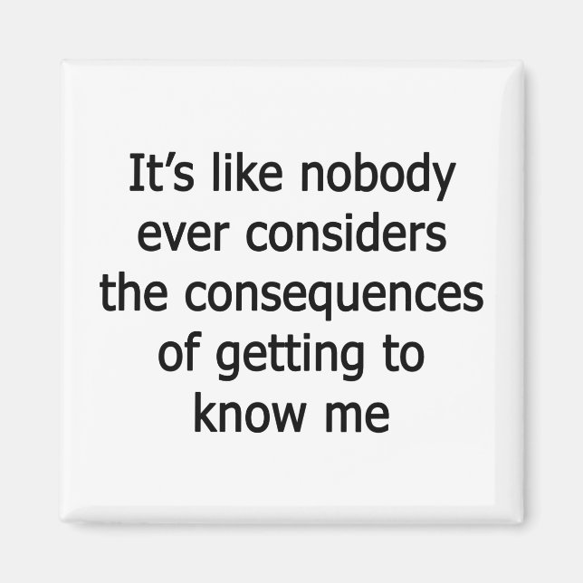 Lernen Sie mich kennen Magnet (Vorne)