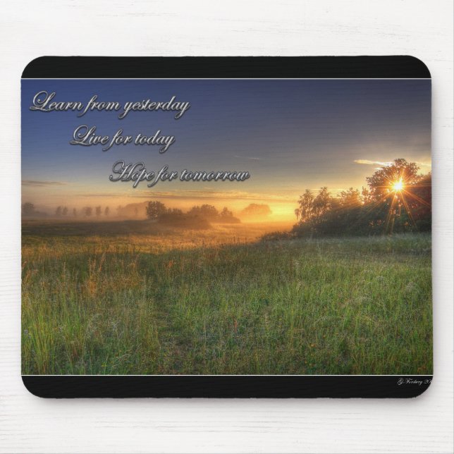 Lernen Sie von gestern…. mousepad (Vorne)