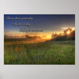 Lernen Sie von gestern..... Poster