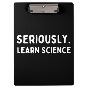Lernen Sie Wissenschaft Klemmbrett
