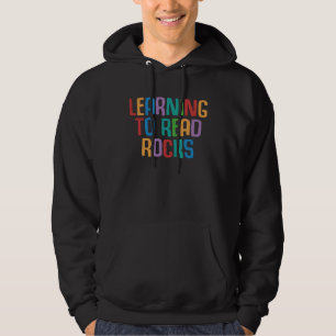 Lernen, Steine zu lesen  Geologie Geologe Grafik Hoodie