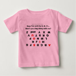 Lernen von ABCs (J.U. Little Genius) - (überarbeit Baby T-shirt