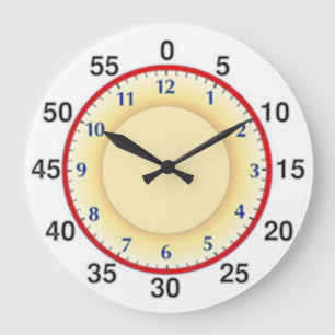 Lernen, Zeit zu erzählen Große Wanduhr