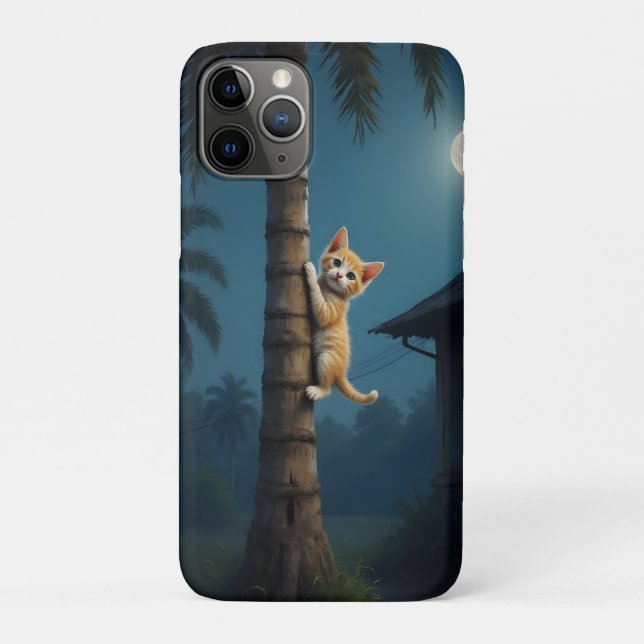 Lernen zu klettern – Süßer Katzenmoment Case-Mate iPhone Hülle (Rückseite)