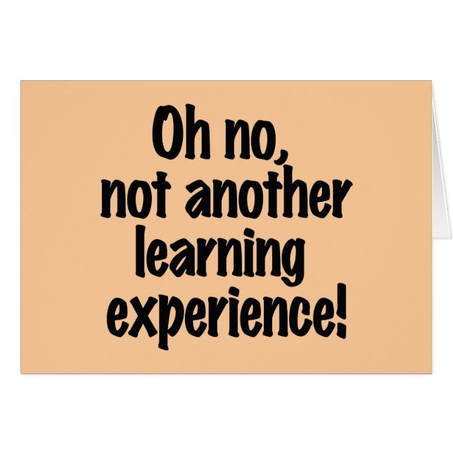 Lernerfahrung (Vorderseite (Horizontal))