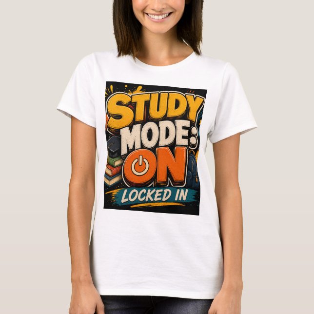 Lernmodus: AN Eingesperrt in Shirt | Student T-Shi (Vorderseite)