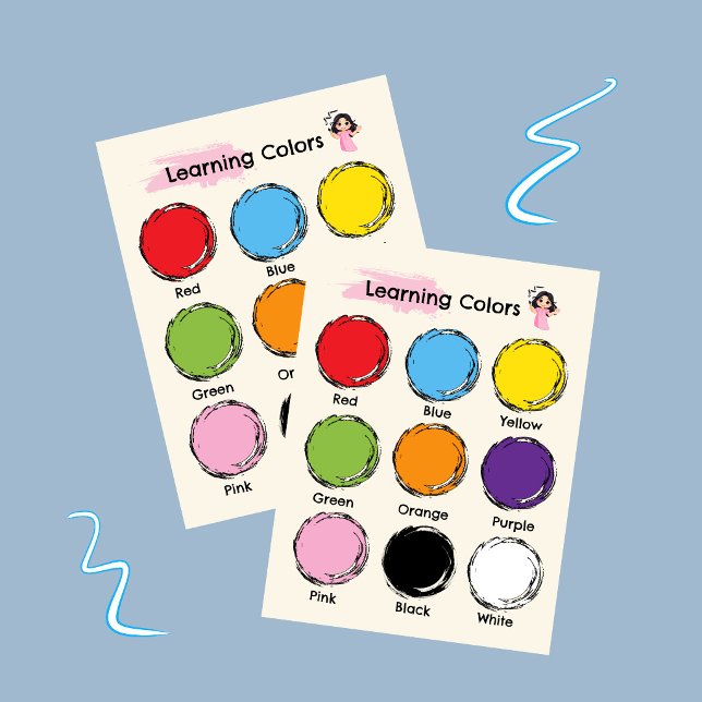 Lernposter für Farben für Kinder Poster (Von Creator hochgeladen)