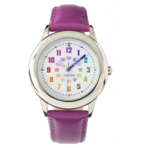 Lernuhr Kinderuhr Schulanfangsgeschenk Armbanduhr