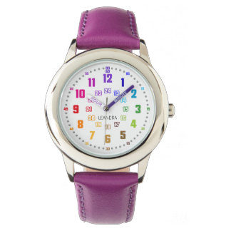  Lernuhr Kinderuhr Schulanfangsgeschenk Armbanduhr