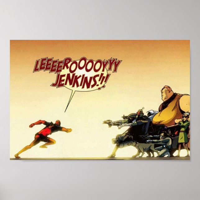 Leroy Jenkins Poster (Vorne)
