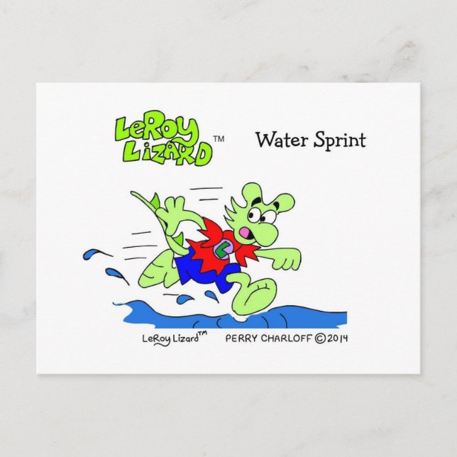 LeRoy Lizard Postcard Postkarte (Vorderseite)
