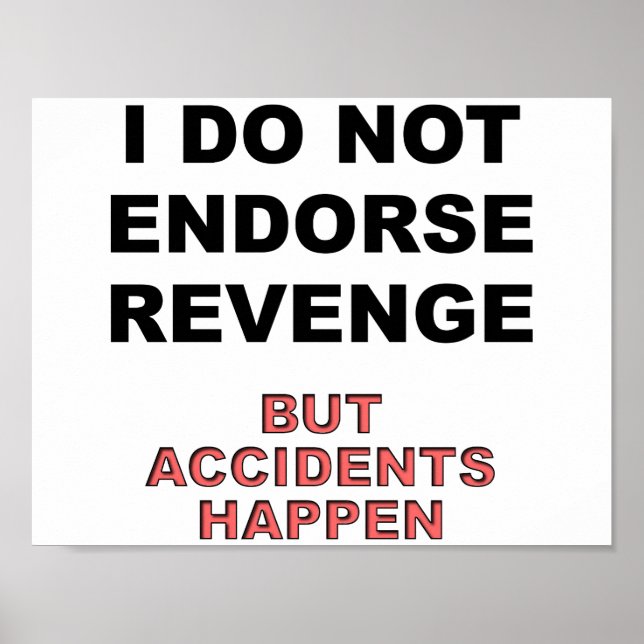 Les accidents se sont produits une affiche drôle (Devant)