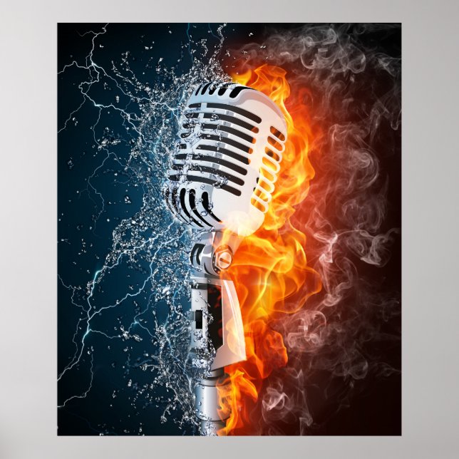 Les affiches de musique chaude de Smokin (Devant)