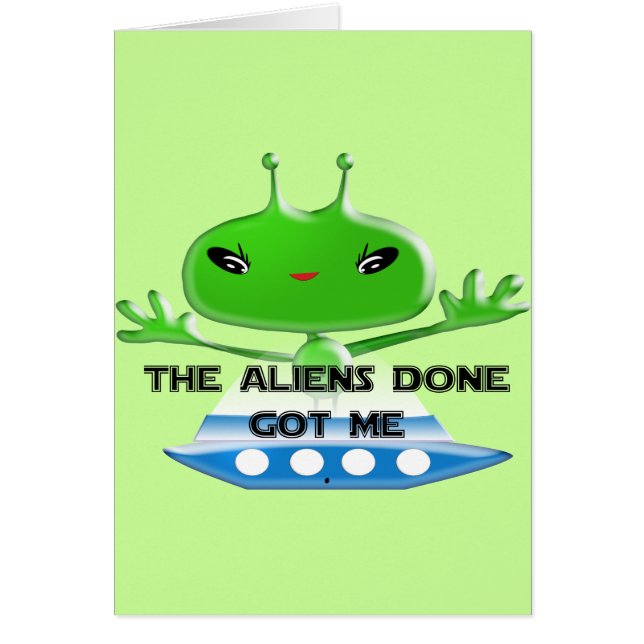 Les Aliens M'Ont Fait Drôle Mignonne Branchée (Devant)