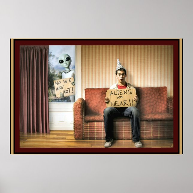 Les Aliens sont proches - Grande affiche (Devant)