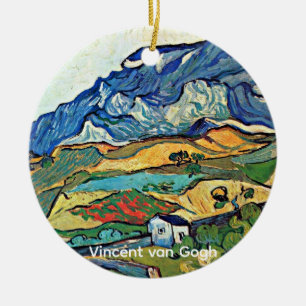 Les Alpilles Berglandschaft, Keramik Ornament