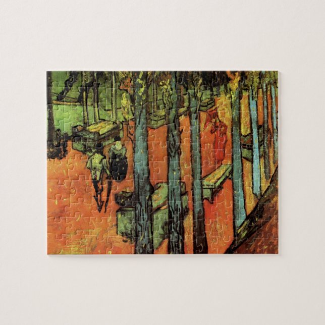 Les Alyscamps, Autumn Leaves von Vincent van Gogh (Horizontal)