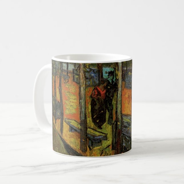 Les Alyscamps (Friedhof) von Vincent van Gogh Kaffeetasse (Vorderseite Links)