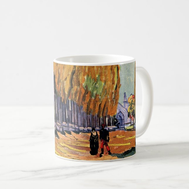 Les Alyscamps (Friedhof) von Vincent van Gogh Kaffeetasse (VorderseiteRechts)