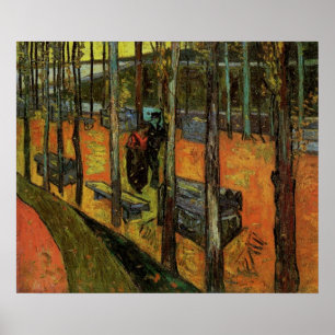 Les Alyscamps (Friedhof) von Vincent van Gogh Poster