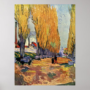 Les Alyscamps (Friedhof) von Vincent van Gogh Poster